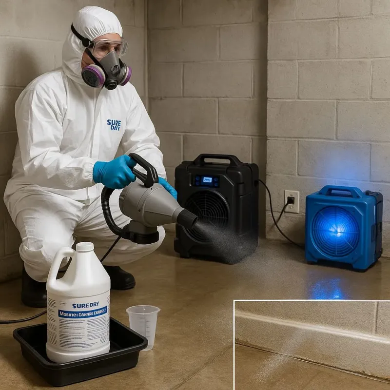 Sanitization and Odor Removal process in South Houston, TX