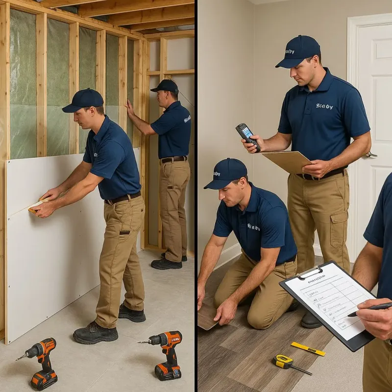 Repairs and Reconstruction process in South Houston, TX